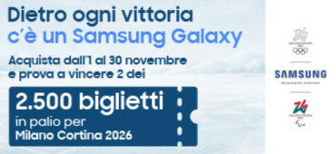 Promo: Samsung Galaxy X Olimpiadi